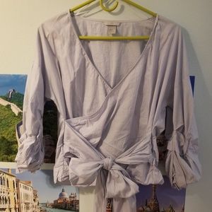 Tied-wrap Blouse